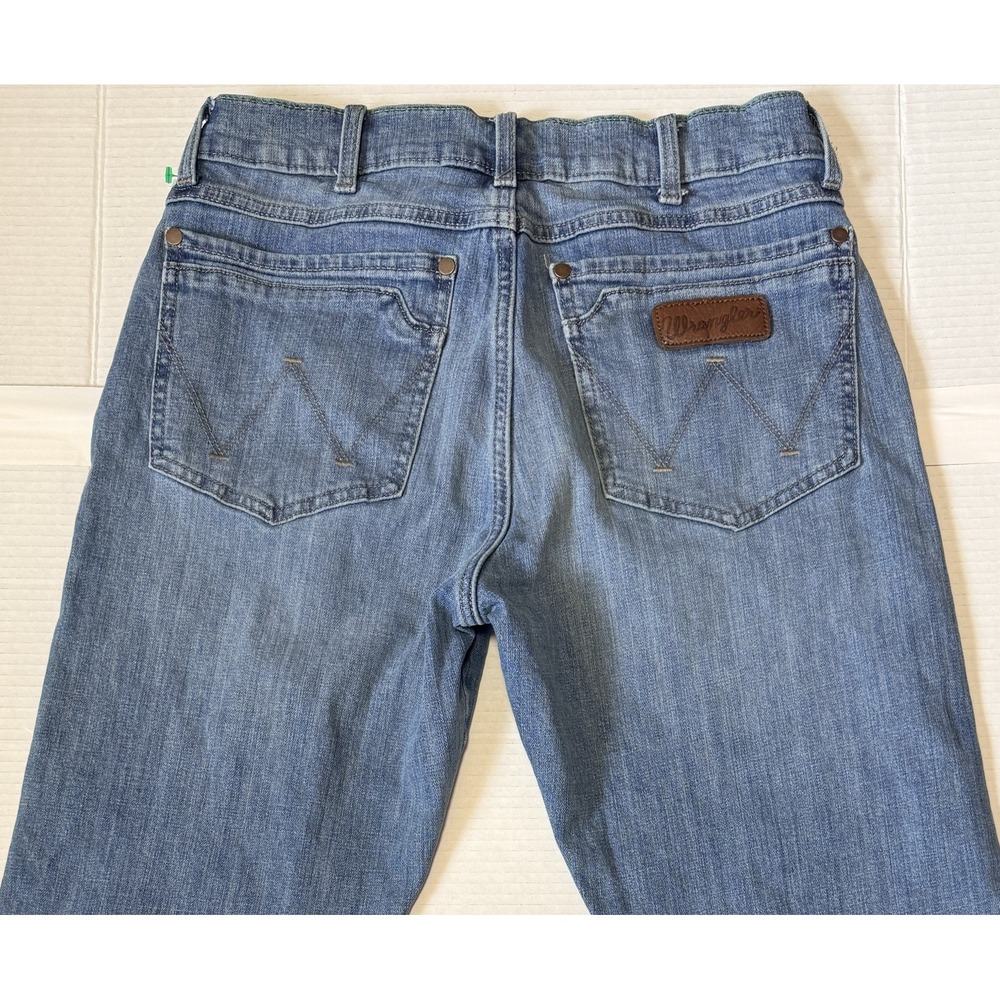 WRANGLER RETRO - Men's Jeans - Slim Fit Straight Blue Denim - Size 30x34